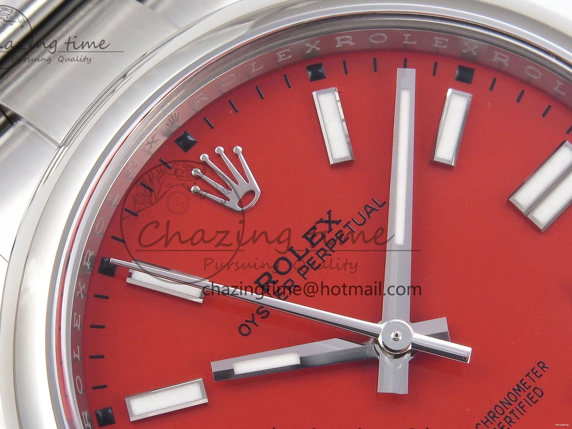 Best 41mm Red 1:1 VR3230 Steel Dial Clean Perpetual 904L 126000 Edition Oyster 0219